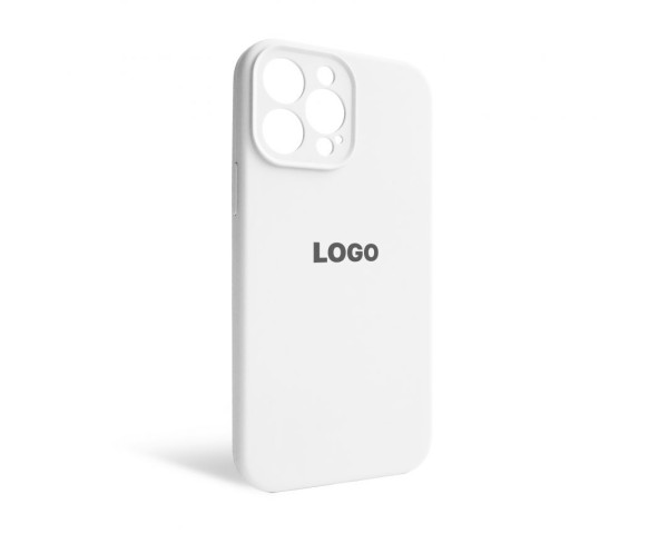 Чохол Full Silicone Case для Apple iPhone 13 Pro Max white (09) закрита камера