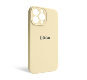 Чохол Full Silicone Case для Apple iPhone 13 Pro Max antique white (10) закрита камера