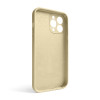 Чохол Full Silicone Case для Apple iPhone 13 Pro Max antique white (10) закрита камера