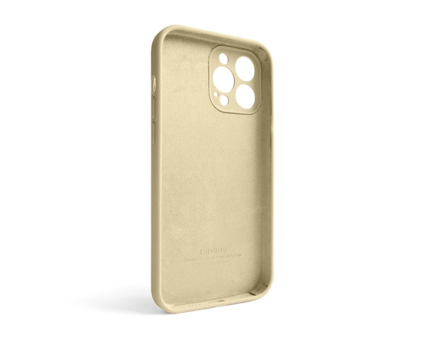 Чохол Full Silicone Case для Apple iPhone 13 Pro Max antique white (10) закрита камера