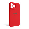 Чохол Full Silicone Case для Apple iPhone 13 Pro Max red (14) закрита камера