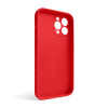 Чохол Full Silicone Case для Apple iPhone 13 Pro Max red (14) закрита камера