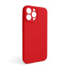 Чохол Full Silicone Case для Apple iPhone 13 Pro Max red (14) закрита камера (без логотипу)