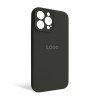 Чохол Full Silicone Case для Apple iPhone 13 Pro Max dark olive (35) закрита камера