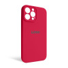Чохол Full Silicone Case для Apple iPhone 13 Pro Max rose red (37) закрита камера