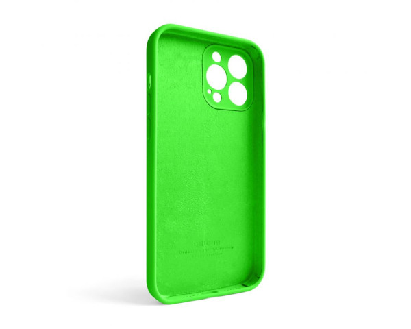 Чохол Full Silicone Case для Apple iPhone 13 Pro Max shiny green (40) закрита камера