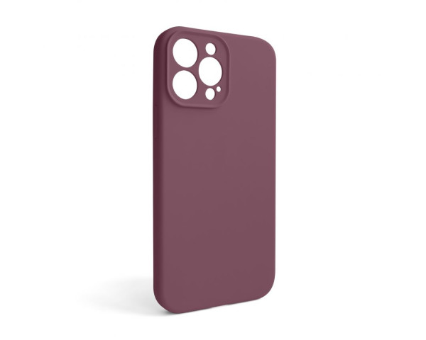 Чохол Full Silicone Case для Apple iPhone 13 Pro Max maroon (42) закрита камера (без логотипу)