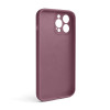 Чохол Full Silicone Case для Apple iPhone 13 Pro Max maroon (42) закрита камера (без логотипу)