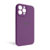 Чохол Full Silicone Case для Apple iPhone 13 Pro Max grape (43) закрита камера