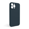 Чохол Full Silicone Case для Apple iPhone 13 Pro Max cosmos blue (46) закрита камера (без логотипу)