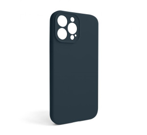 Чохол Full Silicone Case для Apple iPhone 13 Pro Max cosmos blue (46) закрита камера (без логотипу)