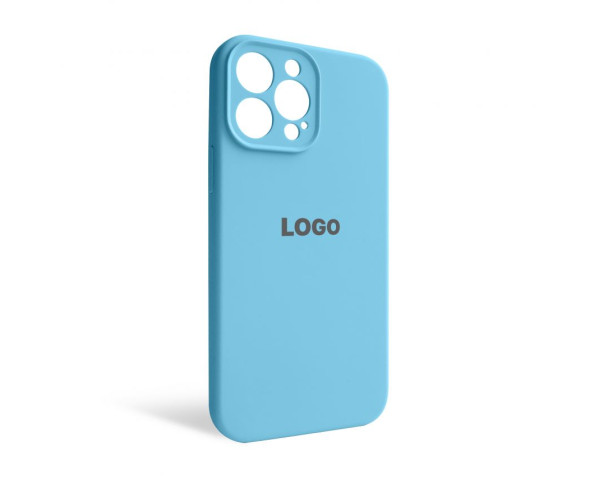 Чехол Full Silicone Case для Apple iPhone 13 Pro Max cornflower (53) закрытая камера
