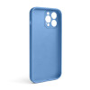 Чохол Full Silicone Case для Apple iPhone 13 Pro Max cornflower (53) закрита камера (без логотипу)