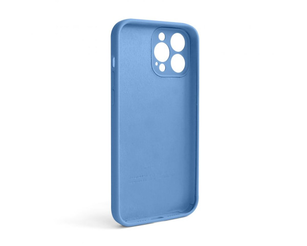 Чохол Full Silicone Case для Apple iPhone 13 Pro Max cornflower (53) закрита камера (без логотипу)