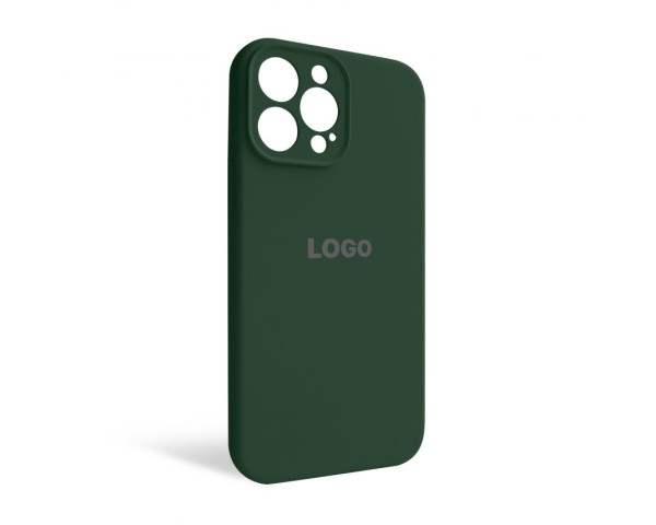 Чохол Full Silicone Case для Apple iPhone 13 Pro Max atrovirens green (54) закрита камера