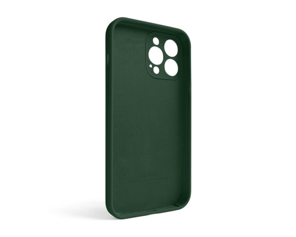 Чохол Full Silicone Case для Apple iPhone 13 Pro Max atrovirens green (54) закрита камера