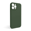 Чохол Full Silicone Case для Apple iPhone 13 Pro Max atrovirens green (54) закрита камера (без логотипу)