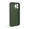 Чохол Full Silicone Case для Apple iPhone 13 Pro Max atrovirens green (54) закрита камера (без логотипу)