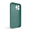 Чохол Full Silicone Case для Apple iPhone 13 Pro Max pine green (55) закрита камера
