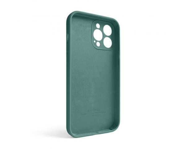 Чохол Full Silicone Case для Apple iPhone 13 Pro Max pine green (55) закрита камера