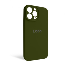 Чохол Full Silicone Case для Apple iPhone 13 Pro Max forest green (63) закрита камера