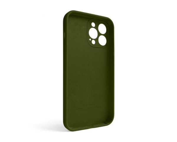 Чохол Full Silicone Case для Apple iPhone 13 Pro Max forest green (63) закрита камера
