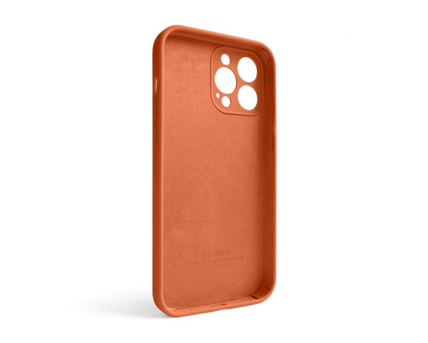 Чохол Full Silicone Case для Apple iPhone 13 Pro Max new peach (66) закрита камера