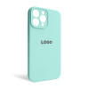 Чохол Full Silicone Case для Apple iPhone 13 Pro Max new blue (67) закрита камера