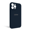 Чохол Full Silicone Case для Apple iPhone 13 Pro Max deep navy (68) закрита камера