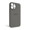 Чохол Full Silicone Case для Apple iPhone 13 Pro Max titanium grey (74) закрита камера