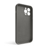 Чохол Full Silicone Case для Apple iPhone 13 Pro Max titanium grey (74) закрита камера
