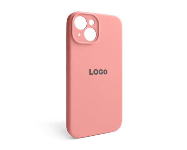 Чохол Full Silicone Case для Apple iPhone 14 light pink (12) закрита камера