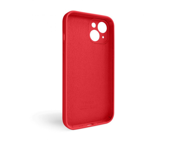 Чехол Full Silicone Case для Apple iPhone 14 red (14) закрытая камера