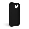 Чохол Full Silicone Case для Apple iPhone 14 black (18) закрита камера