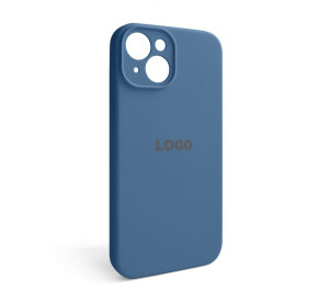 Чохол Full Silicone Case для Apple iPhone 14 blue cobalt (36) закрита камера