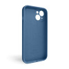 Чохол Full Silicone Case для Apple iPhone 14 blue cobalt (36) закрита камера