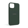 Чехол Full Silicone Case для Apple iPhone 14 atrovirens green (54)