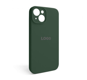 Чохол Full Silicone Case для Apple iPhone 14 atrovirens green (54) закрита камера