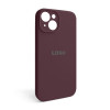 Чехол Full Silicone Case для Apple iPhone 14 plum (57) закрытая камера