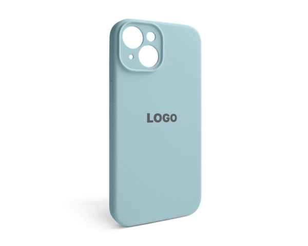 Чохол Full Silicone Case для Apple iPhone 14 sky blue (58) закрита камера