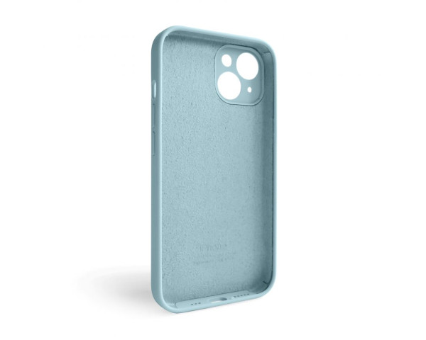Чохол Full Silicone Case для Apple iPhone 14 sky blue (58) закрита камера
