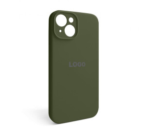 Чохол Full Silicone Case для Apple iPhone 14 forest green (63) закрита камера