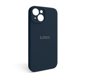 Чохол Full Silicone Case для Apple iPhone 14 deep navy (68) закрита камера