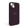 Чехол Full Silicone Case для Apple iPhone 14 elderberry (69) закрытая камера