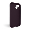 Чехол Full Silicone Case для Apple iPhone 14 elderberry (69) закрытая камера