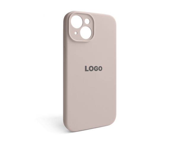 Чохол Full Silicone Case для Apple iPhone 14 grey pink (73) закрита камера