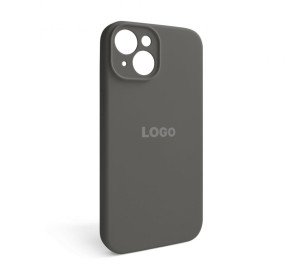 Чохол Full Silicone Case для Apple iPhone 14 titanium grey (74) закрита камера