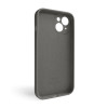 Чохол Full Silicone Case для Apple iPhone 14 titanium grey (74) закрита камера