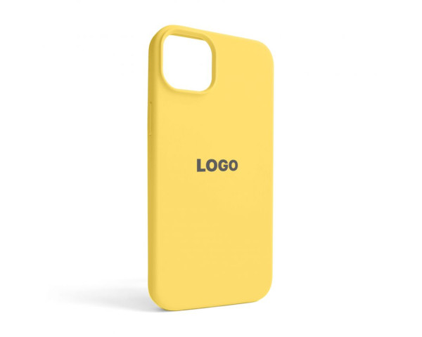 Чехол Full Silicone Case для Apple iPhone 14 Plus yellow (04)