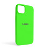 Чохол Full Silicone Case для Apple iPhone 14 Plus shiny green (40)